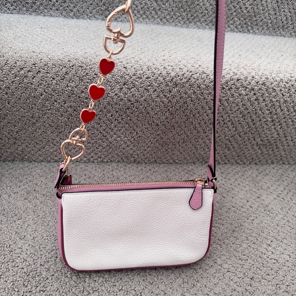 coach Nolita 19 With Stripe Heart Motif ca797 with extender - Picture 12 of 13